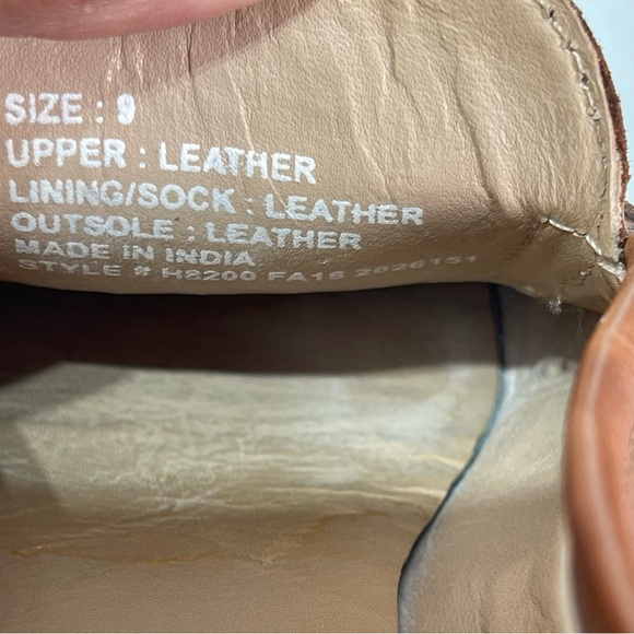 J. CREW Penny Loafer Leather Women Tan 9 H8200 Preppy Classic Casual Dress Shoes - Picture 5 of 6